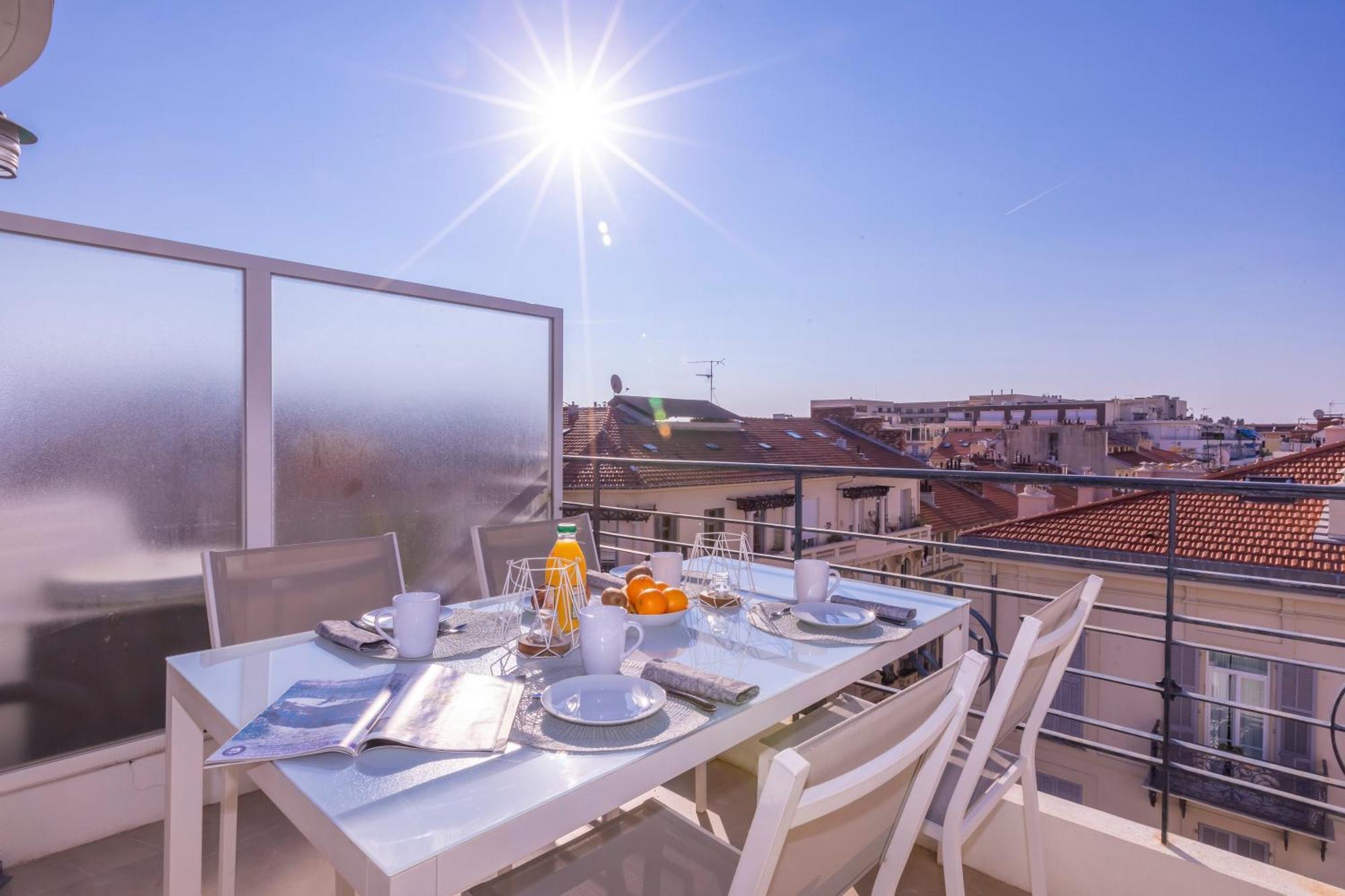 Rooftop At Palais De La Buffa - Happy Rentals Nice Luaran gambar