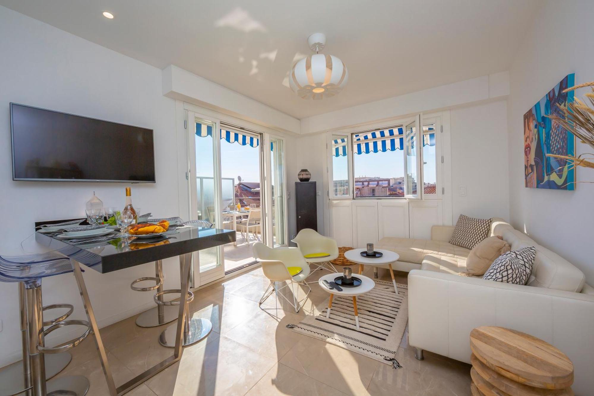 Rooftop At Palais De La Buffa - Happy Rentals Nice Luaran gambar