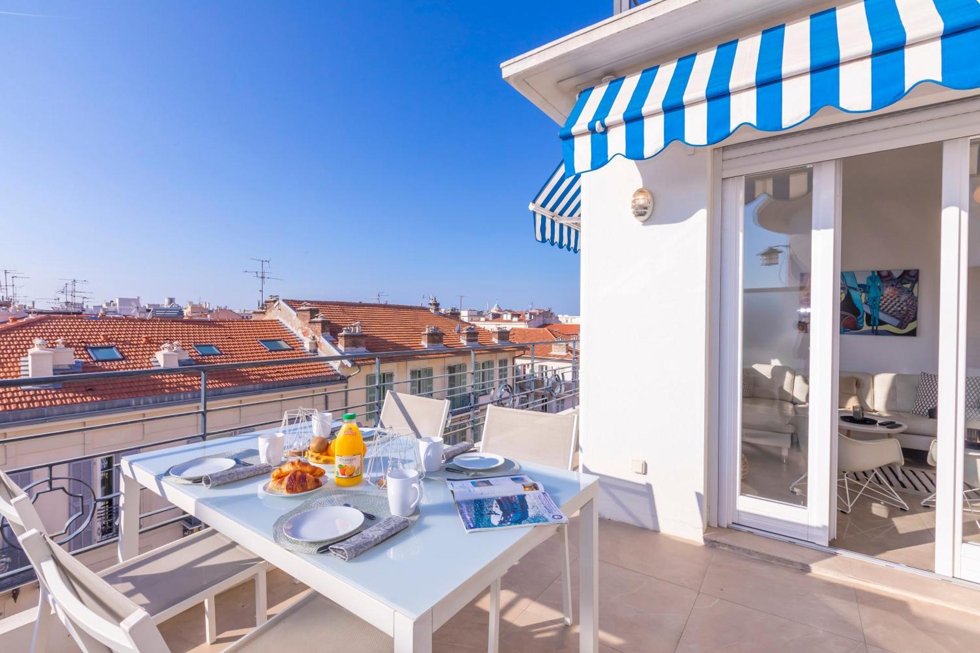 Rooftop At Palais De La Buffa - Happy Rentals Nice Luaran gambar